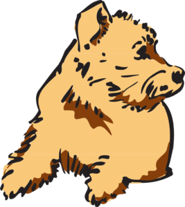 Curious Dog Clip Art